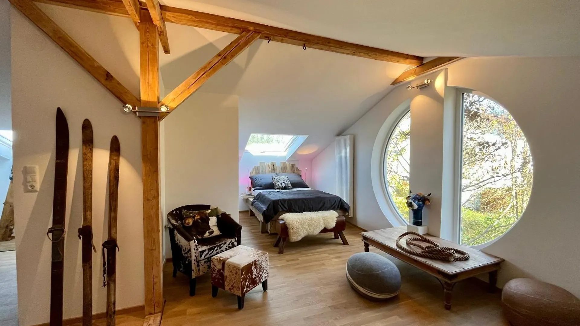Glueckliche Kuh-Villa - Achtsamer Rueckzugsort Mit Traumgarten, Schwimmteich & Raum Zum Sein - Allgaeu Kempten